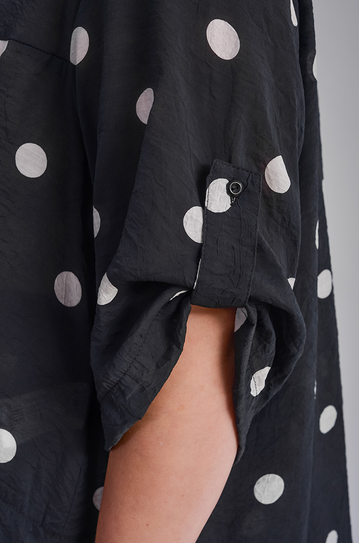 Костюм з брюками в горох великих розмірів