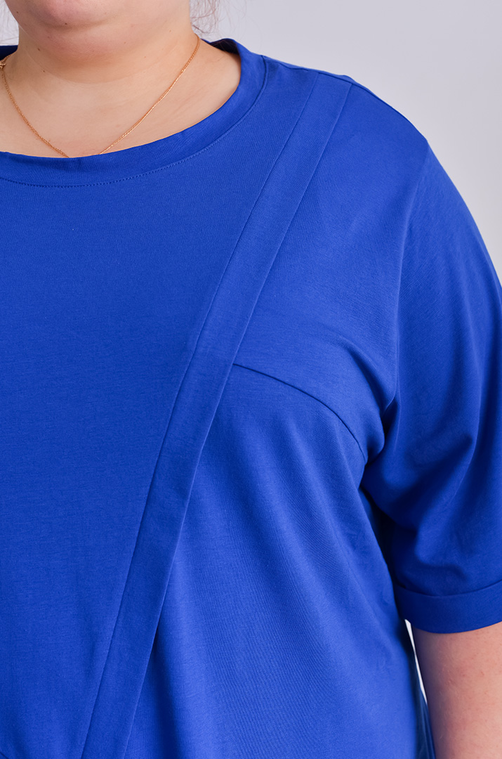 Костюм футболка+брюки зі стразами великих розмірів