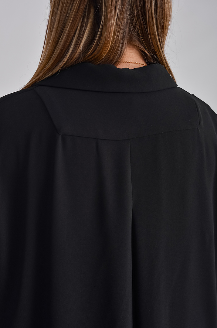 Брючний костюм з ефектними кнопками-застібками великих розмірів