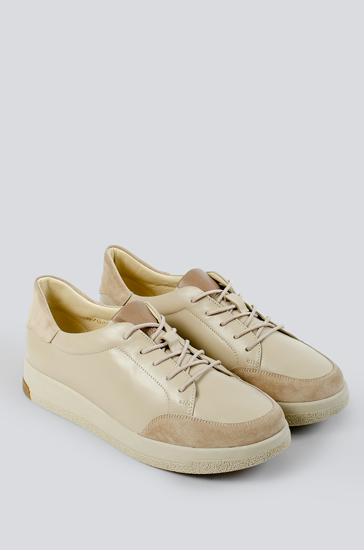 Кросівки бежеві на дуже широку ніжку великих розмірів