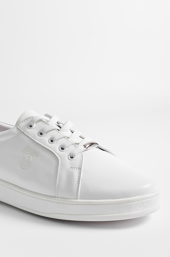 Кеди білі на широкі ніжки великих розмірів