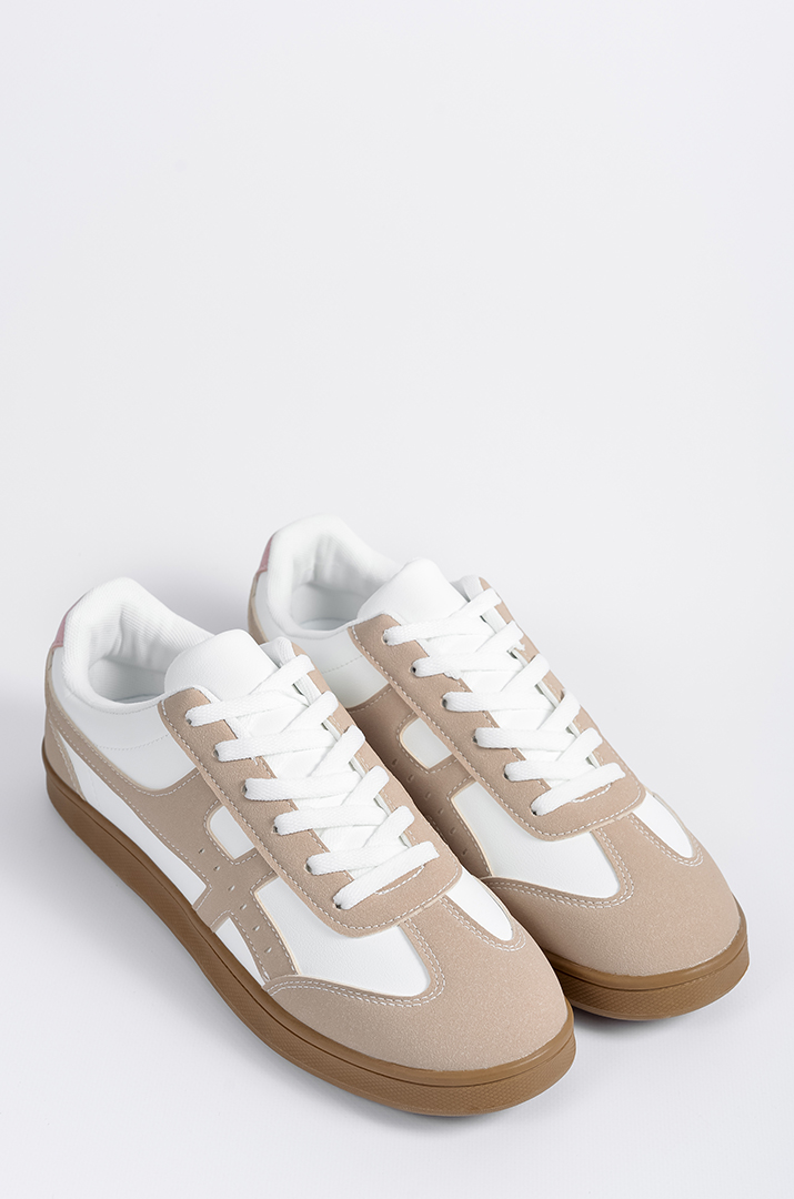 Світлі кросівки у біло-бежевих кольорах великих розмірів