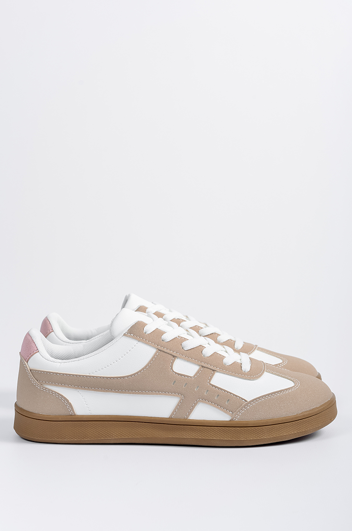 Світлі кросівки у біло-бежевих кольорах великих розмірів