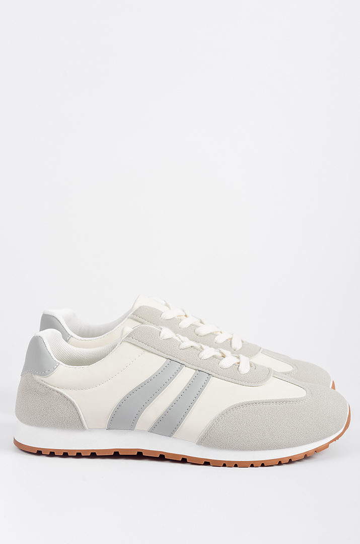 Кросівки з комбінованими кольорами і контрастною підошвою великих розмірів