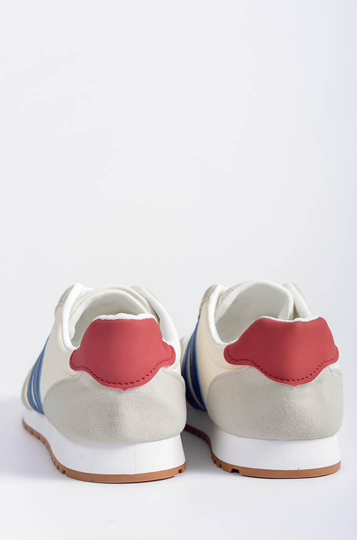 Кросівки з комбінованими кольорами і контрастною підошвою великих розмірів