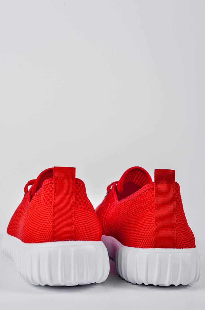 Текстильні кросівки з боковими прозорими вставками великих розмірів