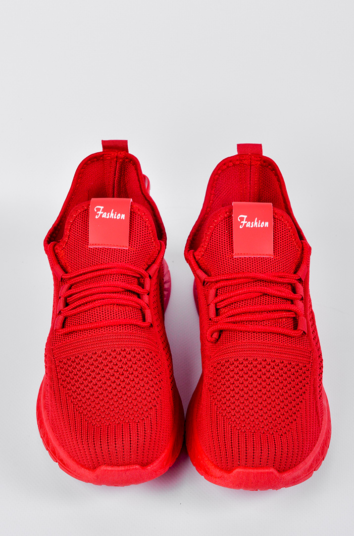 Текстильні кросівки з шнурівкою великих розмірів
