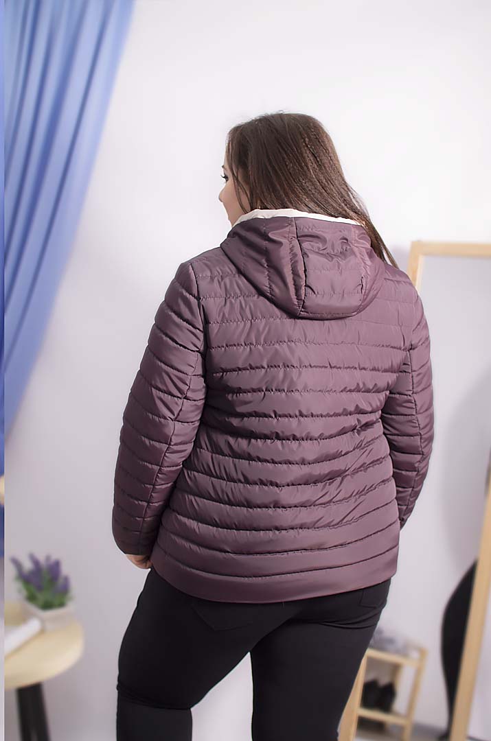 Куртка короткая стеганая супер батал