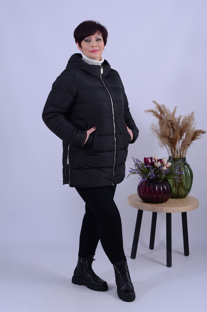 Куртка подовжена зимова супер батал