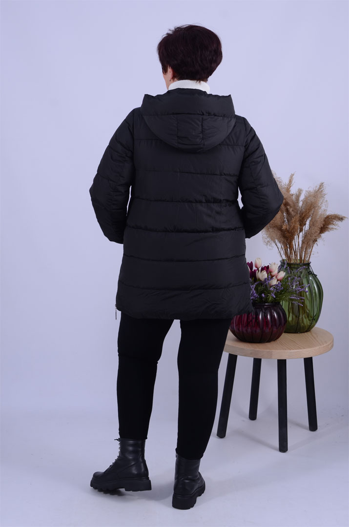 Куртка подовжена зимова супер батал