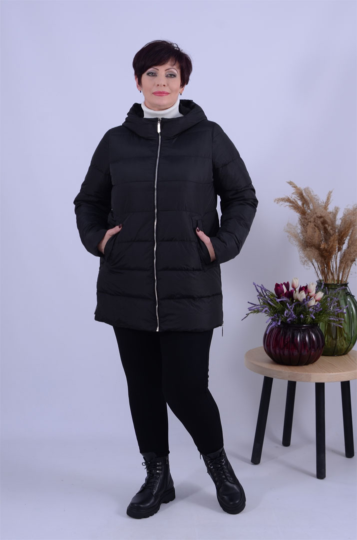 Куртка подовжена зимова супер батал