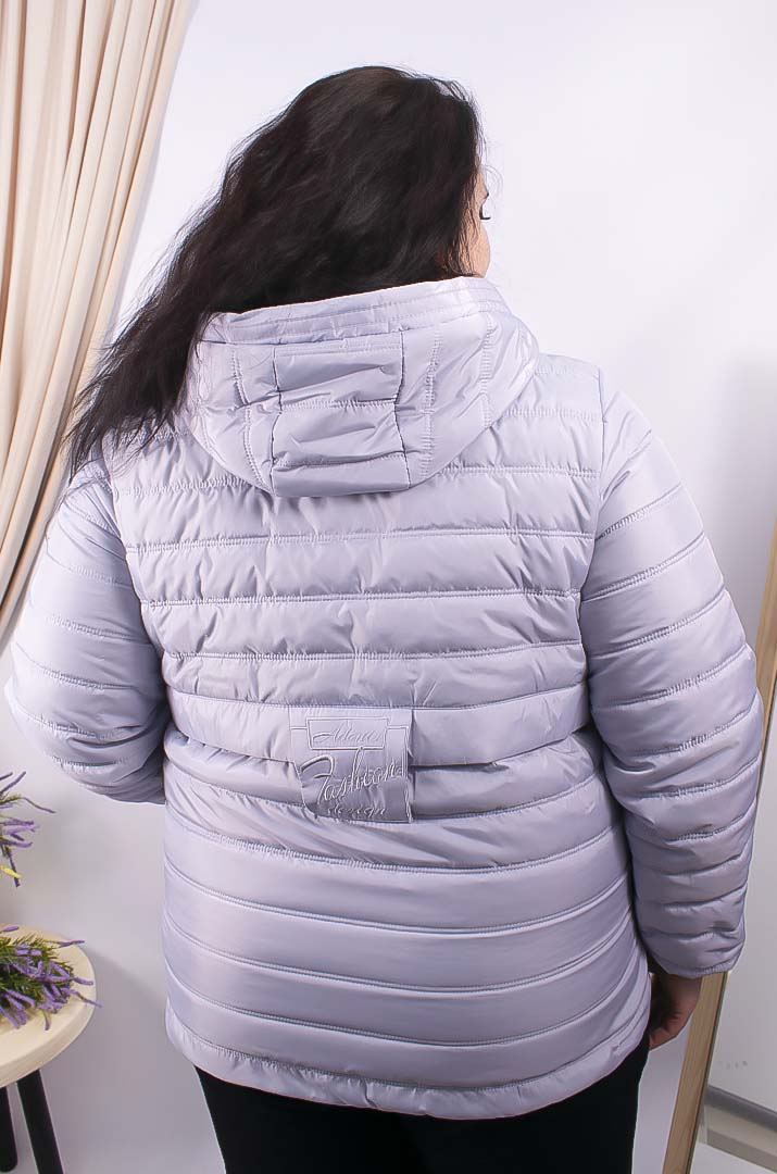 Куртка коротка двостороння з квітковою гілочкою