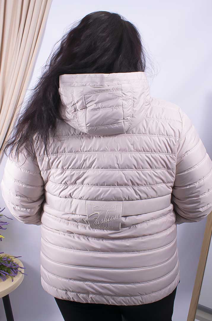 Куртка коротка двостороння з квітковою гілочкою