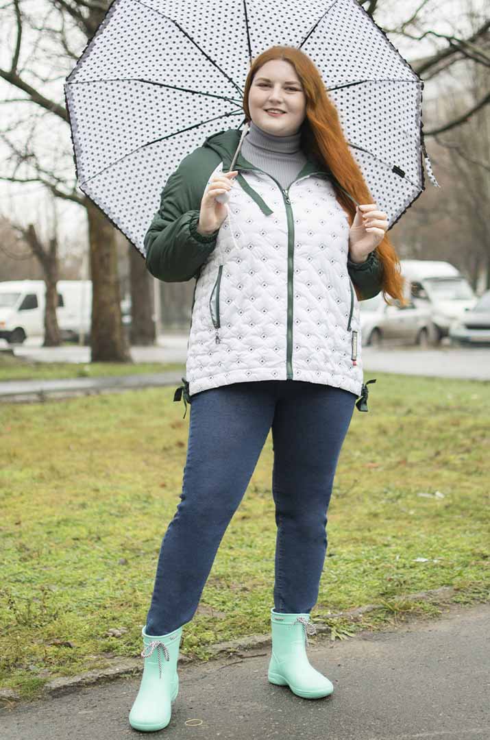 Куртка коротка батал