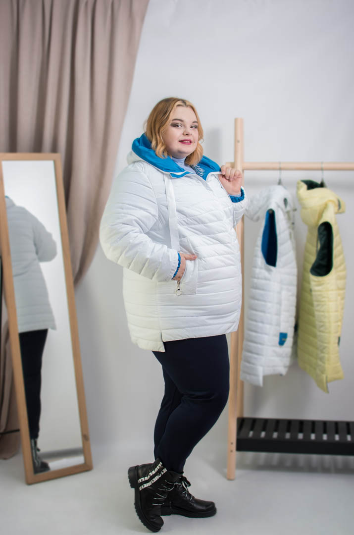 Куртка коротка двостороння супер батал