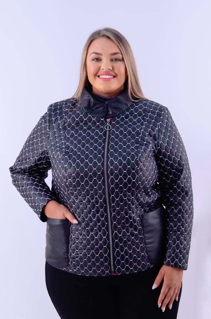 Demisezonnaya_korotkaya_kurtka_na_molnii_batal_pishna_krasa Демісезонна коротка куртка на блискавці батал