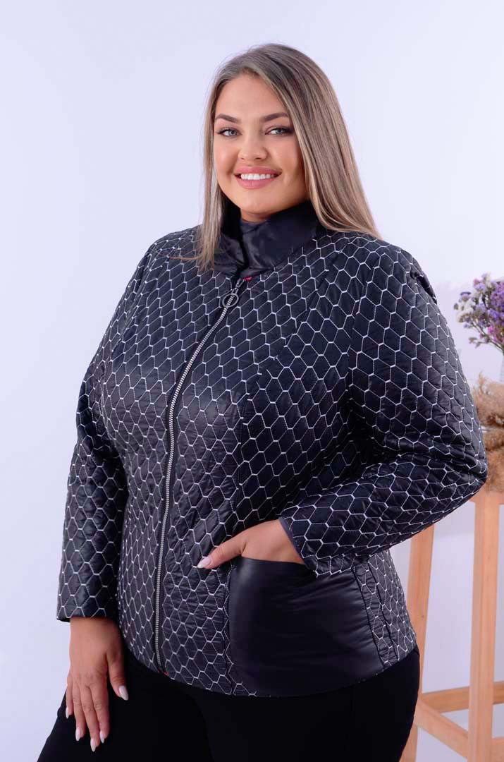 Demisezonnaya_korotkaya_kurtka_na_molnii_batal_pishna_krasa Демісезонна коротка куртка на блискавці батал