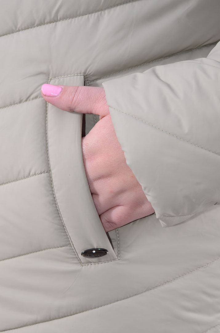 Куртка подовжена з велюровим принтом супер батал