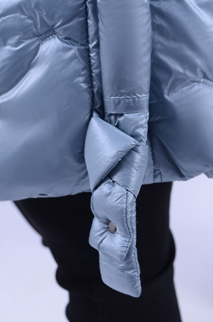 Куртка тепла подовжена в трендовому кольорі супер батал