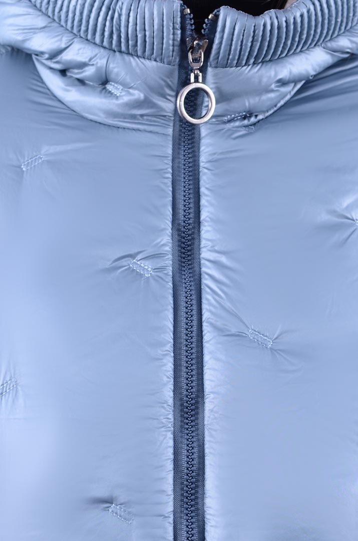 Куртка тепла подовжена в трендовому кольорі супер батал