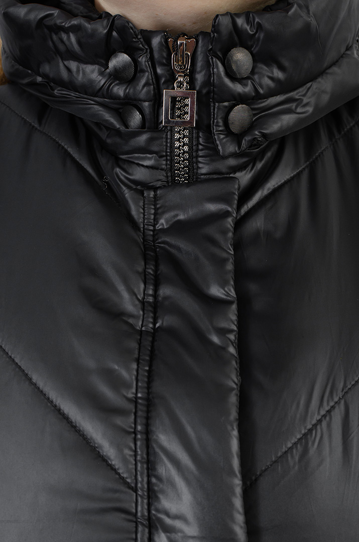 Зимова подовжена куртка супер батал