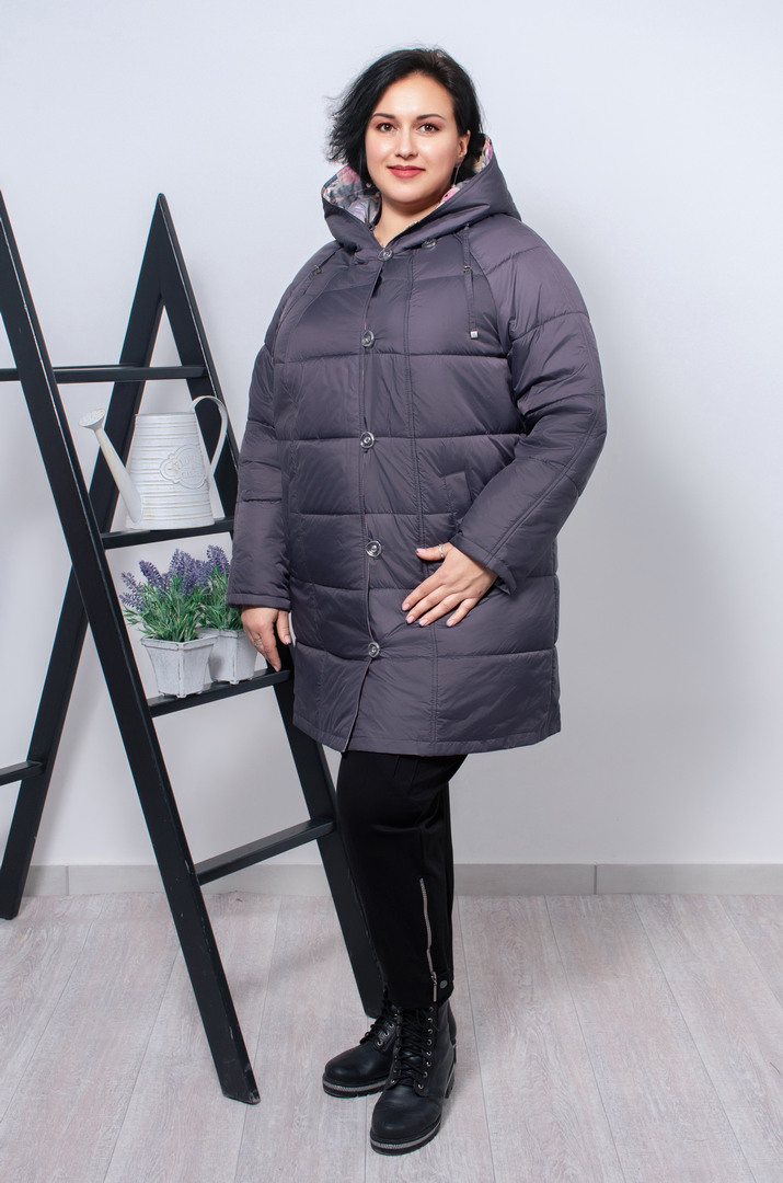 Куртка подовжена двостороння супер батал