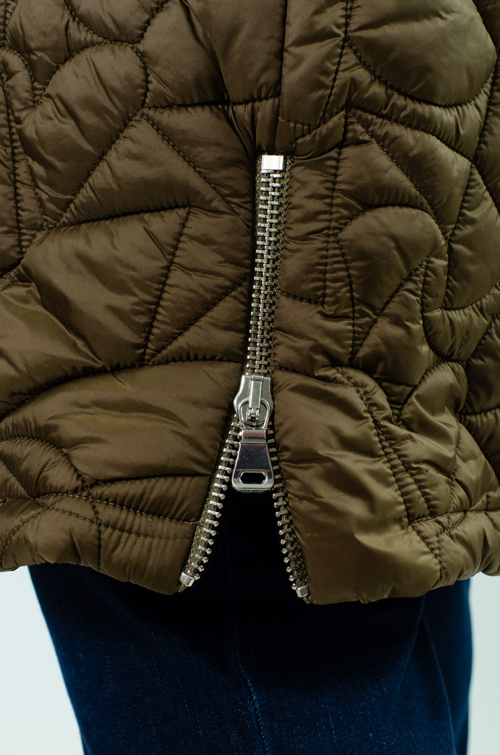 Куртка довга демісезонна з капюшоном супер батал