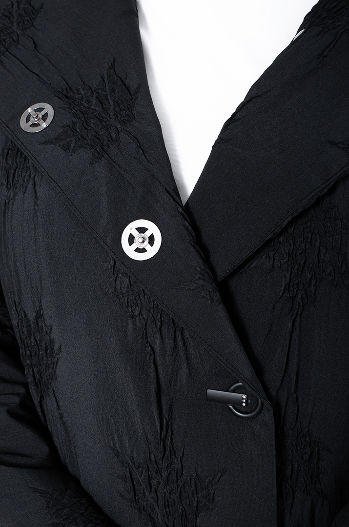 Легка куртка в текстурний візерунок  супер батал