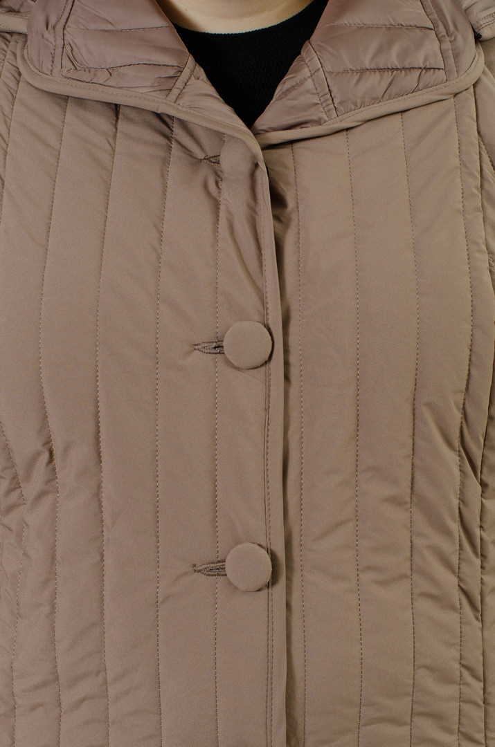 Пальто з поясом на ґудзиках супер батал