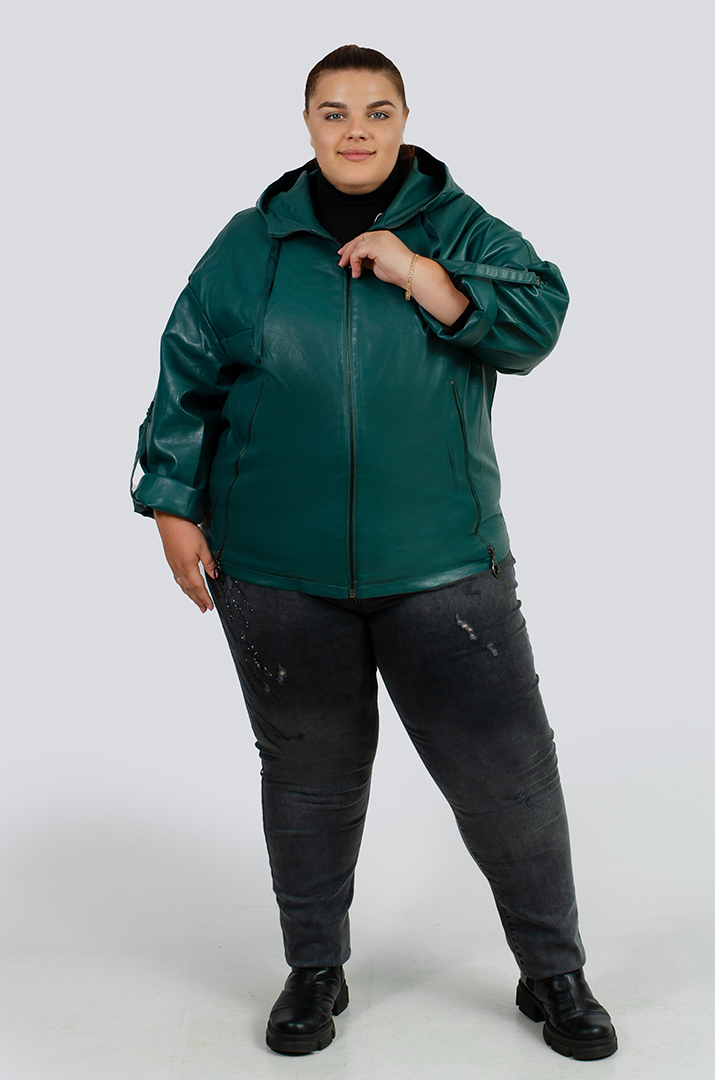 Куртка экокожа больших размеров