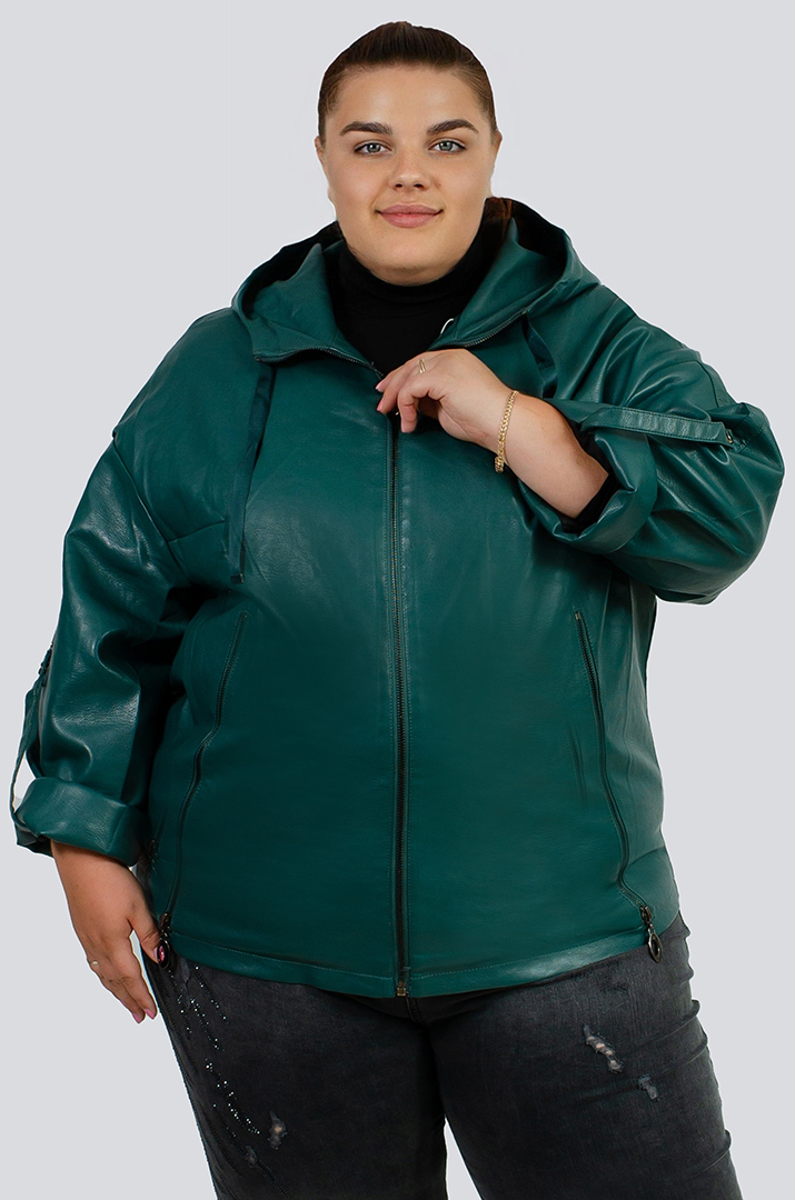 Куртка экокожа больших размеров