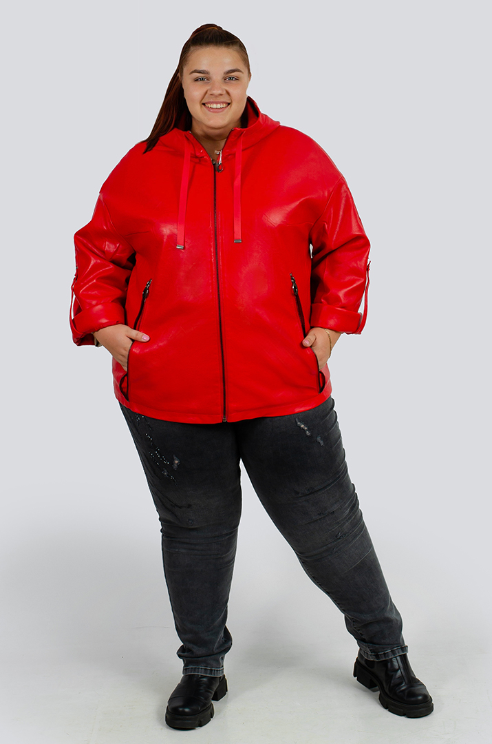 Куртка экокожа больших размеров