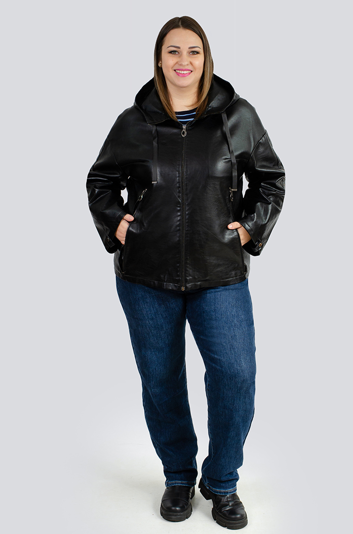 Куртка экокожа больших размеров