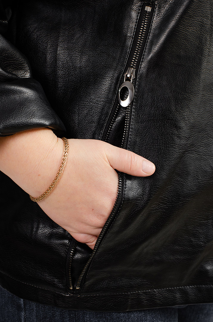 Куртка экокожа больших размеров