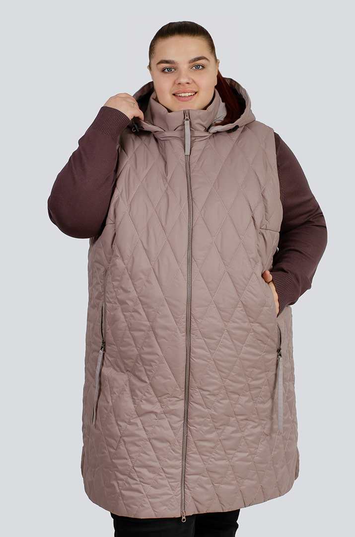 Стьобана куртка-трансформер великих розмірів