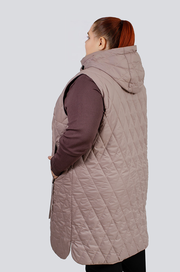 Стьобана куртка-трансформер великих розмірів