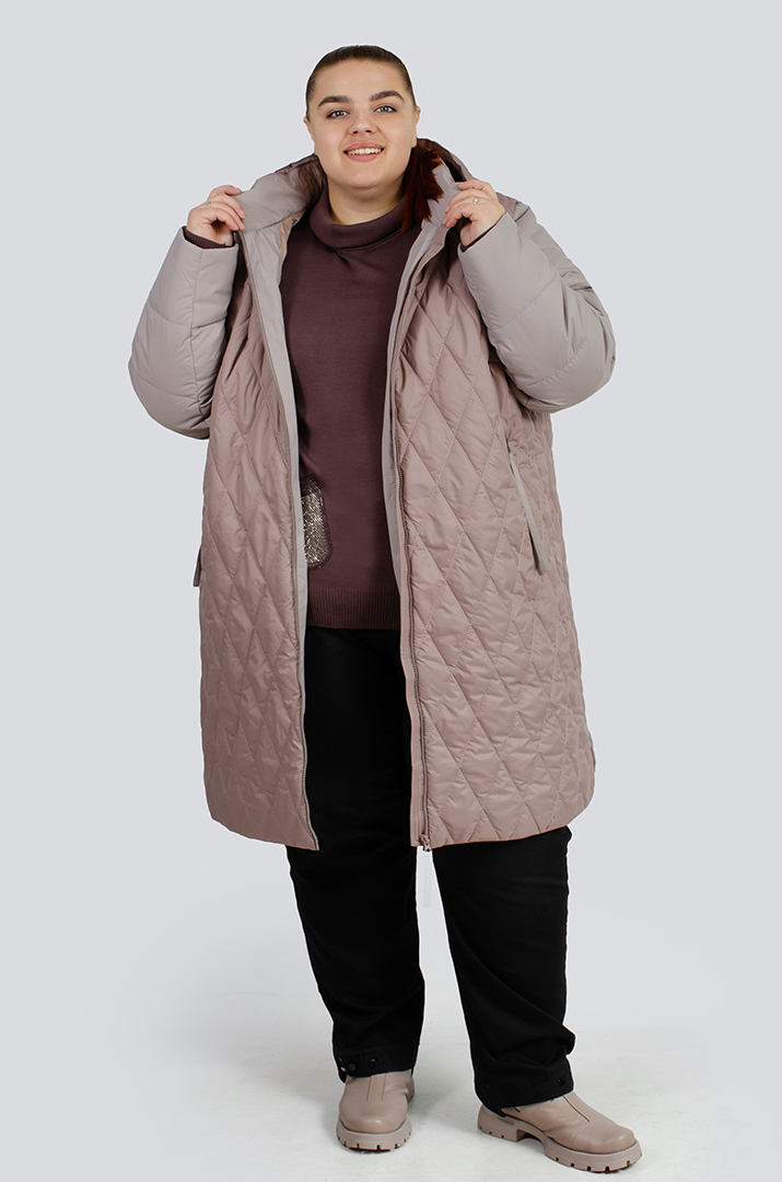 Стьобана куртка-трансформер великих розмірів