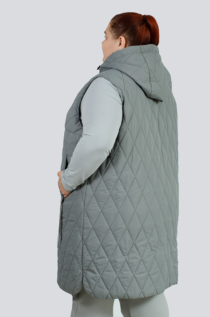 Стьобана куртка-трансформер великих розмірів