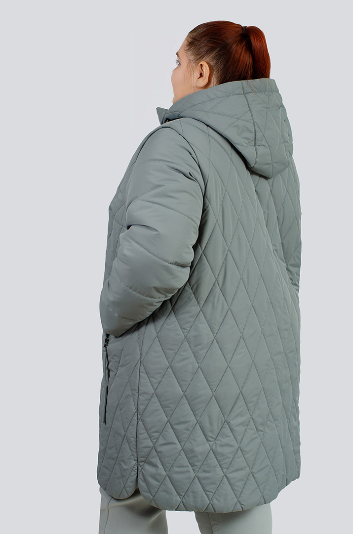 Стьобана куртка-трансформер великих розмірів