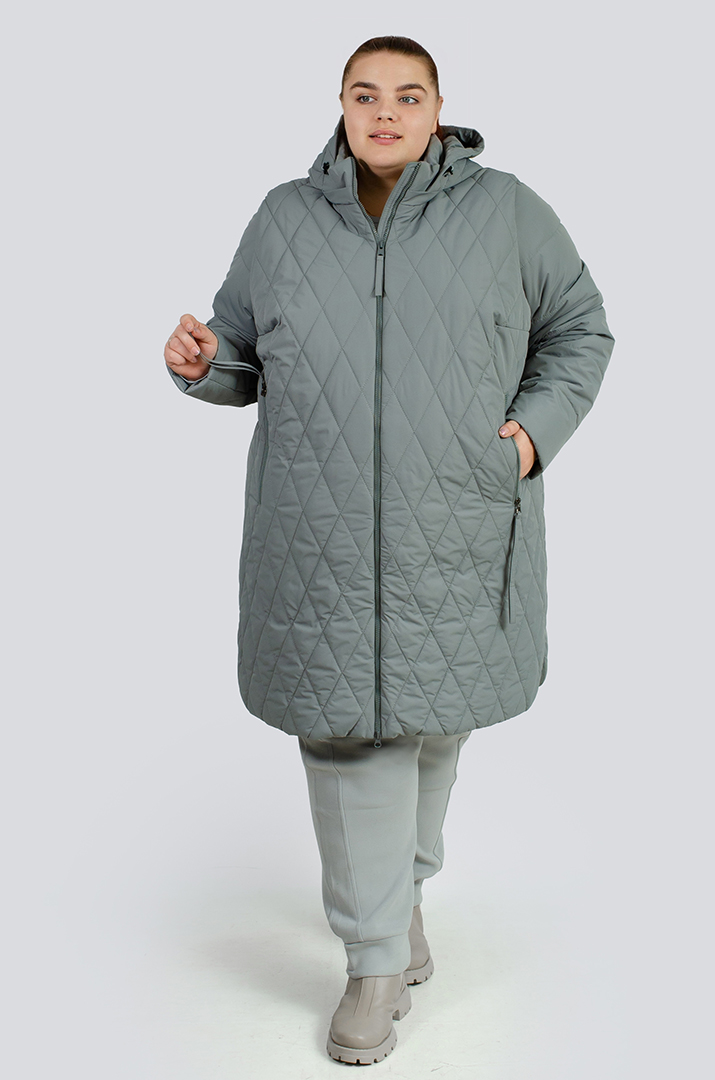 Стьобана куртка-трансформер великих розмірів