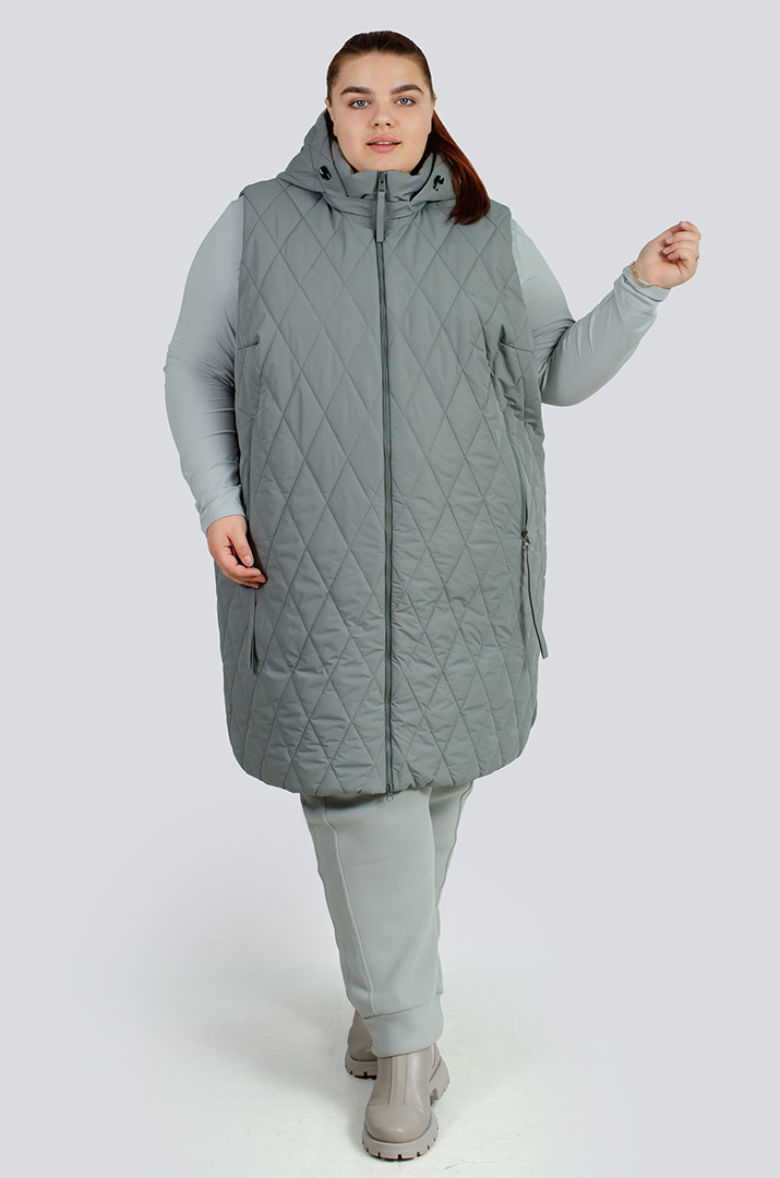 Стьобана куртка-трансформер великих розмірів