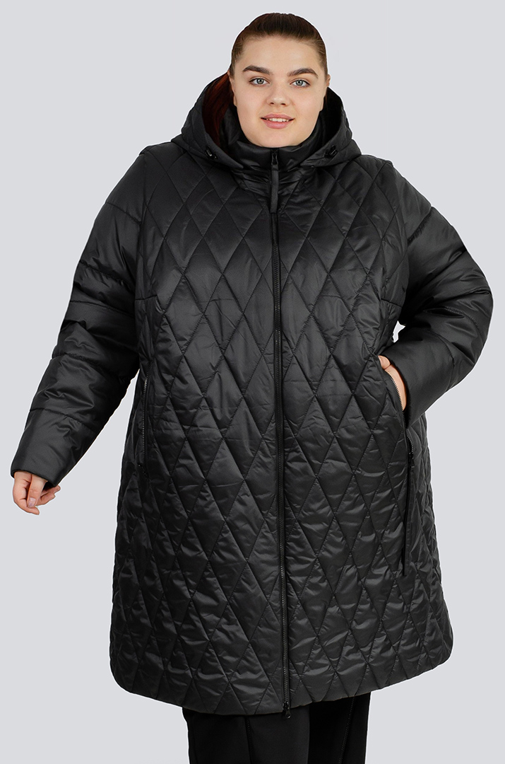 Стьобана куртка-трансформер великих розмірів