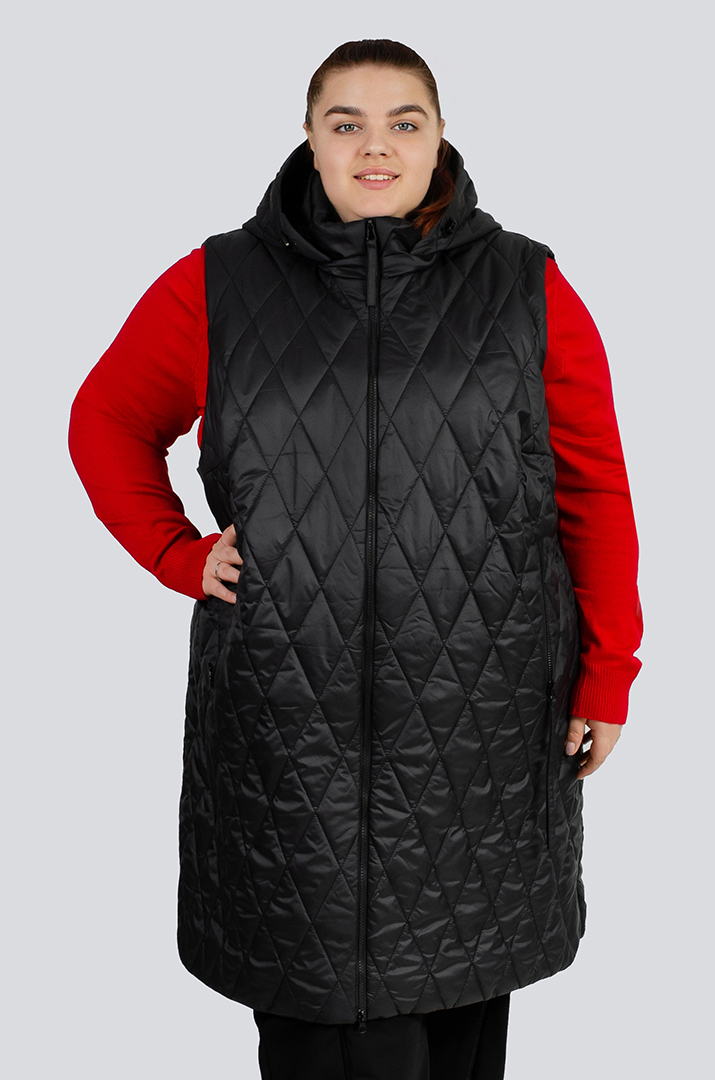 Стьобана куртка-трансформер великих розмірів