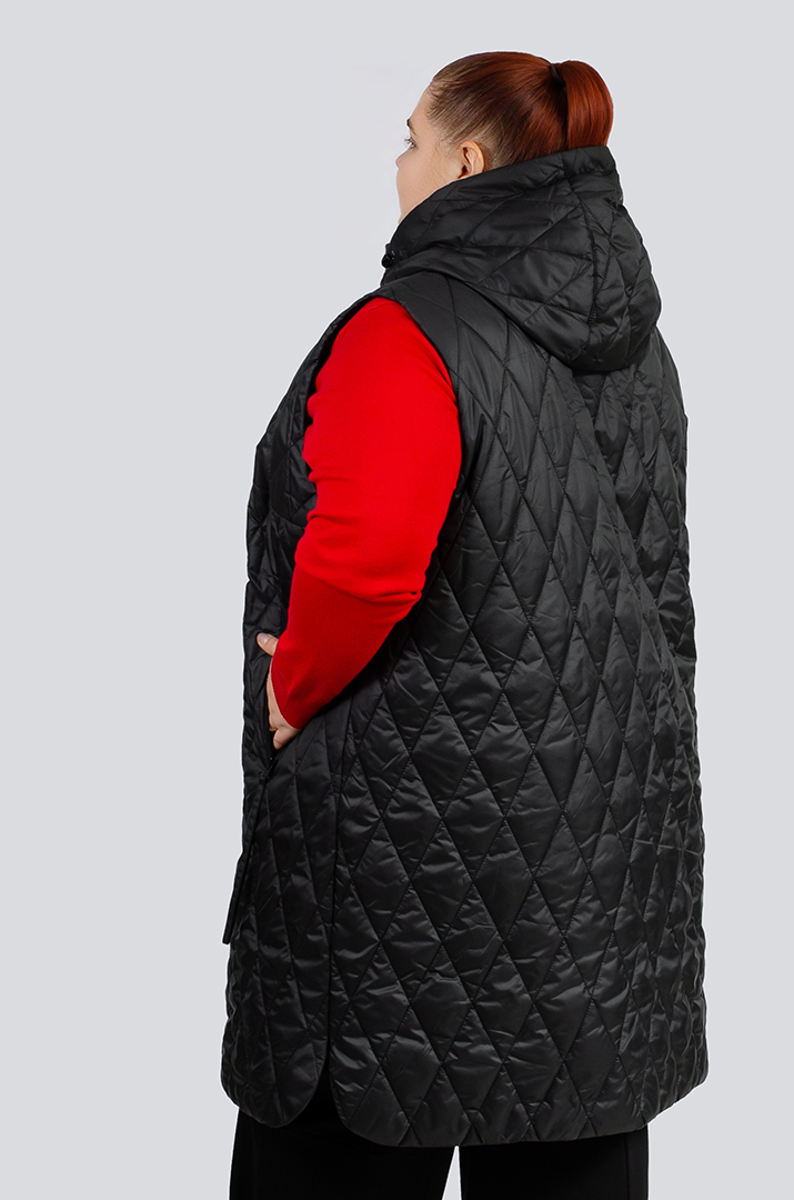 Стьобана куртка-трансформер великих розмірів