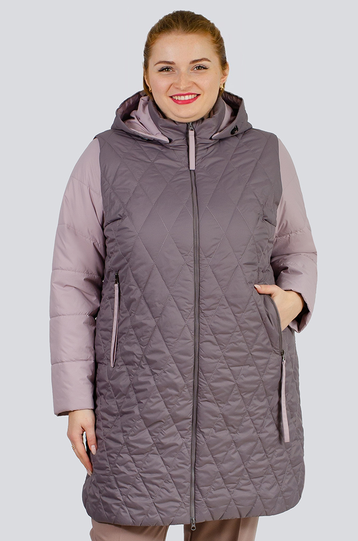 Стьобана куртка-трансформер великих розмірів