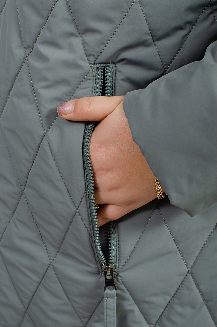 Стьобана куртка-трансформер великих розмірів