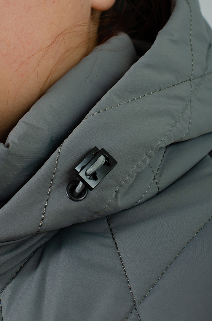 Стьобана куртка-трансформер великих розмірів