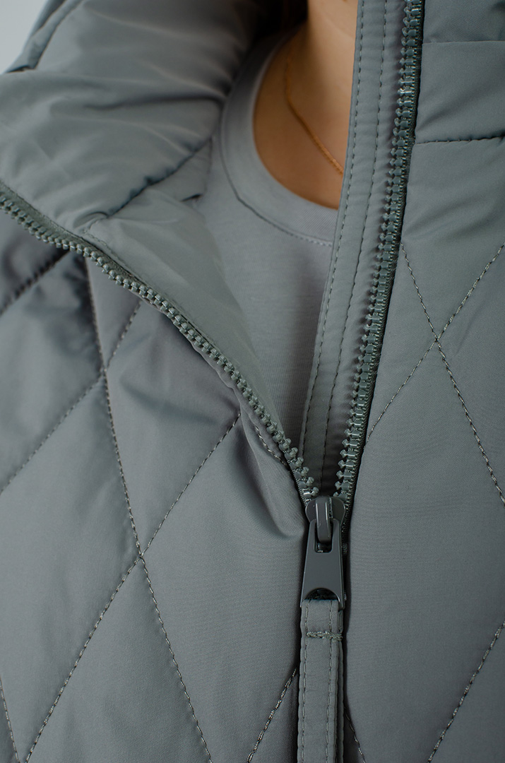 Стьобана куртка-трансформер великих розмірів