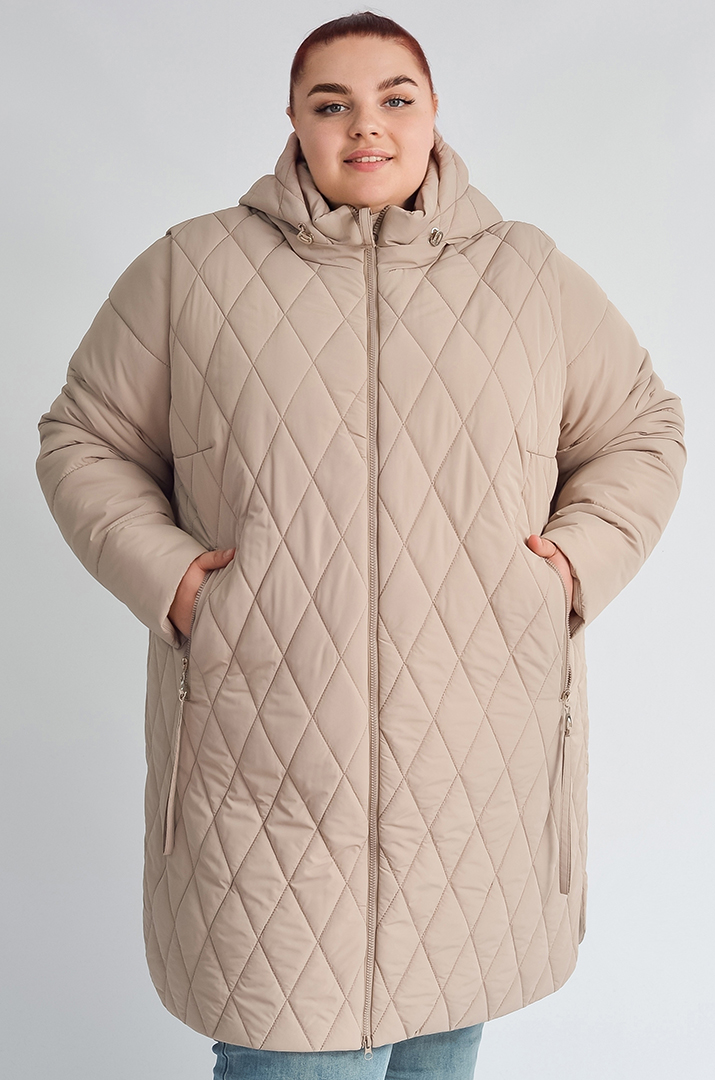 Стьобана куртка-трансформер великих розмірів