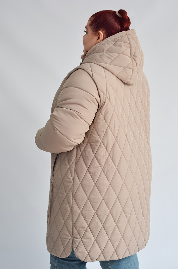 Стьобана куртка-трансформер великих розмірів